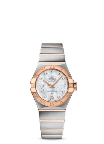 Omega Constellation Co‑Axial Master Chronometer 27 Small Seconds Stainless Steel / Red Gold / MOP